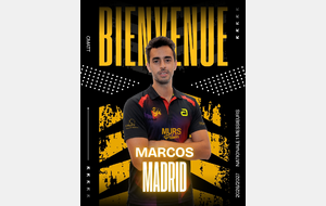 L'international mexicain Marcos Madrid rejoint le CMATT !