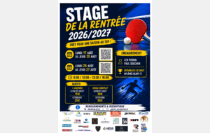 Stage de reprise Août 2026 n°1