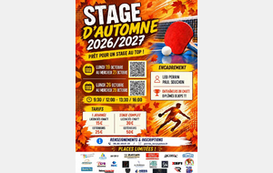 Stage Toussaint n°1
