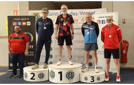 Nos vétérans en grande forme aux Championnats du Grand Est